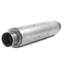 MBRP Universal Quiet Tone Muffler 4in Inlet/Outlet 24in Body 6in Dia 30in Overall Aluminum-1