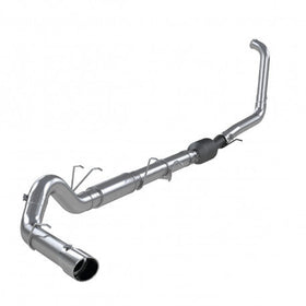 Aluminized Steel, 5"  Turbo Back, Single Side Exit (Retains Factory or Approved Catalytic Convertor)
