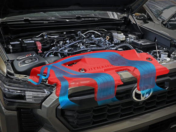 Red Edition Dynamic Air Scoop XL (D.A.S. XL) For Intake kits 50-70119D and 50-70119R