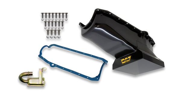 WEIAND OIL PAN KIT 7QT BLACK FINISH 58/79 SBC (