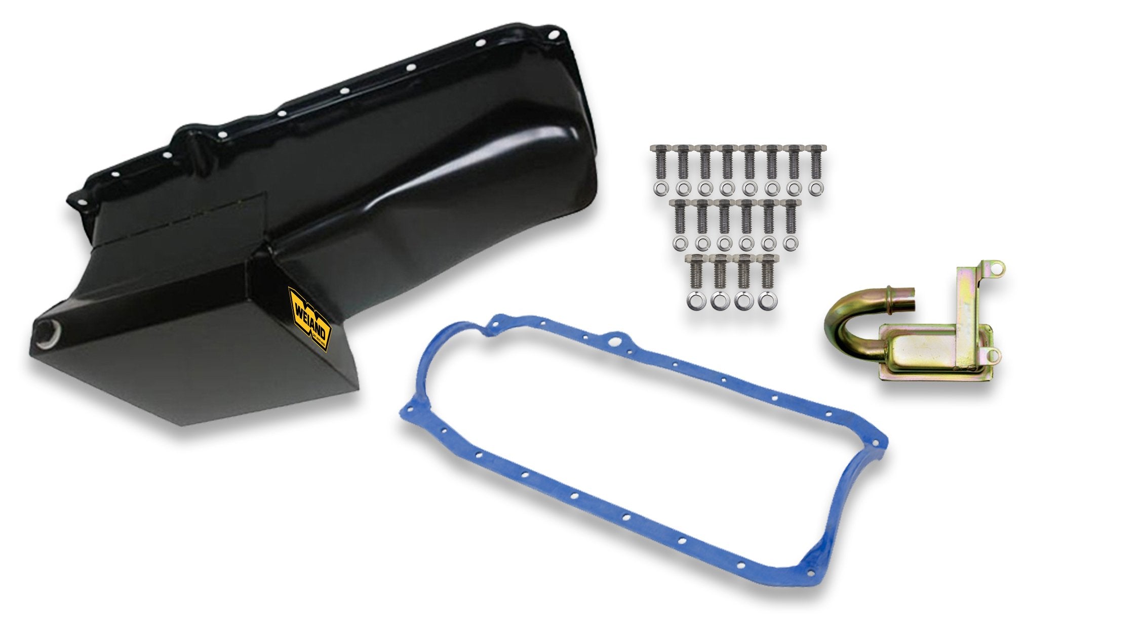 WEIAND OIL PAN KIT 7QT BLACK FINISH 86/02 SBC (