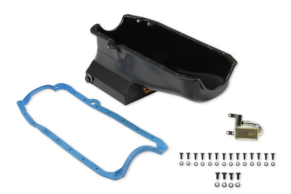 WEIAND OIL PAN KIT 7QT BLACK FINISH 80/85 SBC (