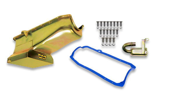 WEIAND OIL PAN KIT 7QT ZINC FINISH 80/85 SBC (D