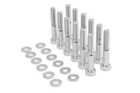Mr. Gasket Intake Manifold Bolt Set - Chrome 1962-2001 Ford 221,260,289,302,351W Small Block