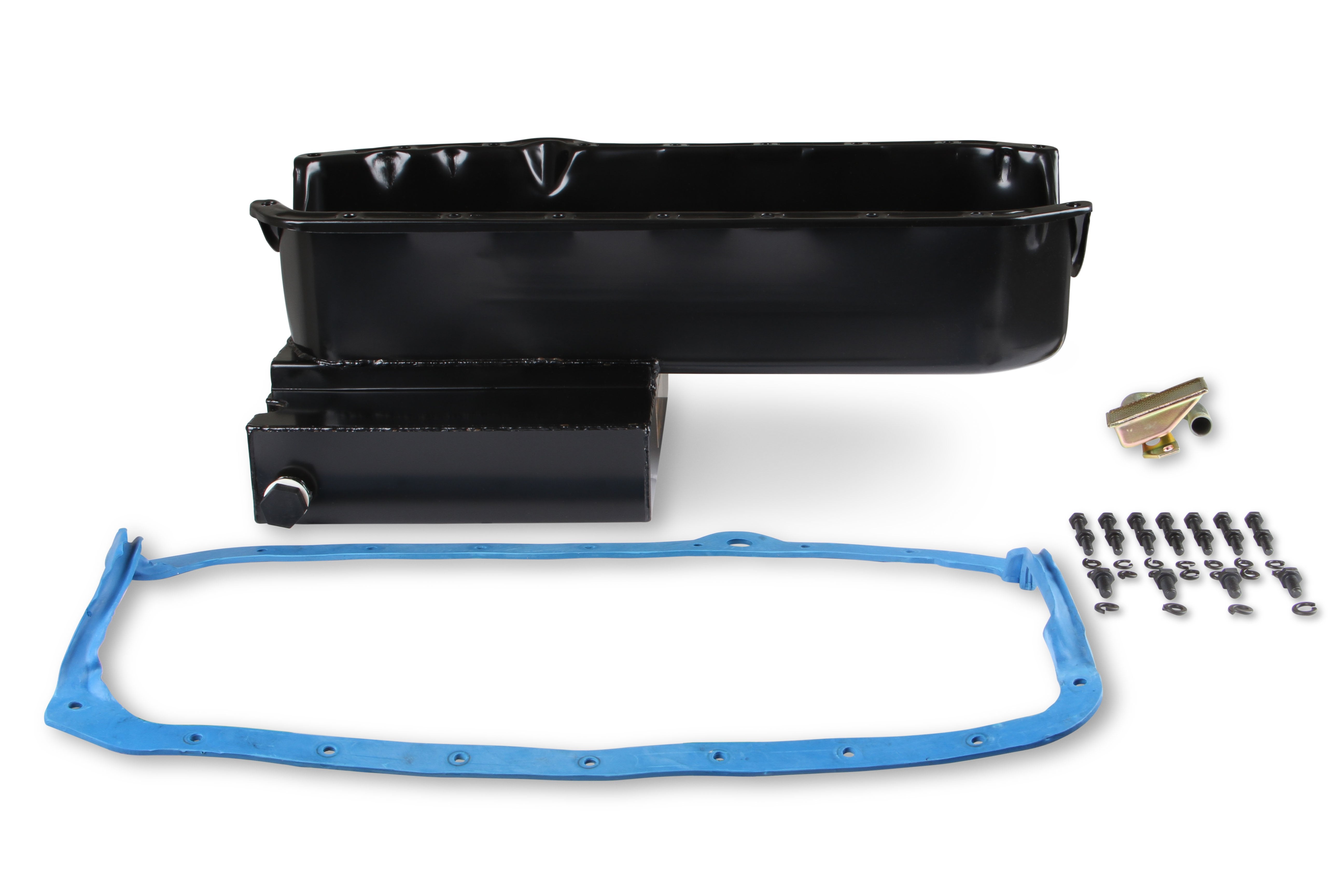 WEIAND OIL PAN KIT 6QT BLACK FINISH 58/79 SBC (
