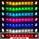 XK Glow Red - Motorcycle Highway Bar Switchback Driving Lights DRL Turnsignal-2