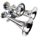 Kleinn Chrome Triple Horn/ 13.5In/11.75In/8.5In- Chrome-Plated High Impact ABS-1