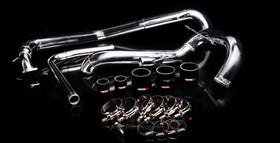 Weapon R Polished Upper Intercooler Piping for 08-10 Mitsubishi Evolution X