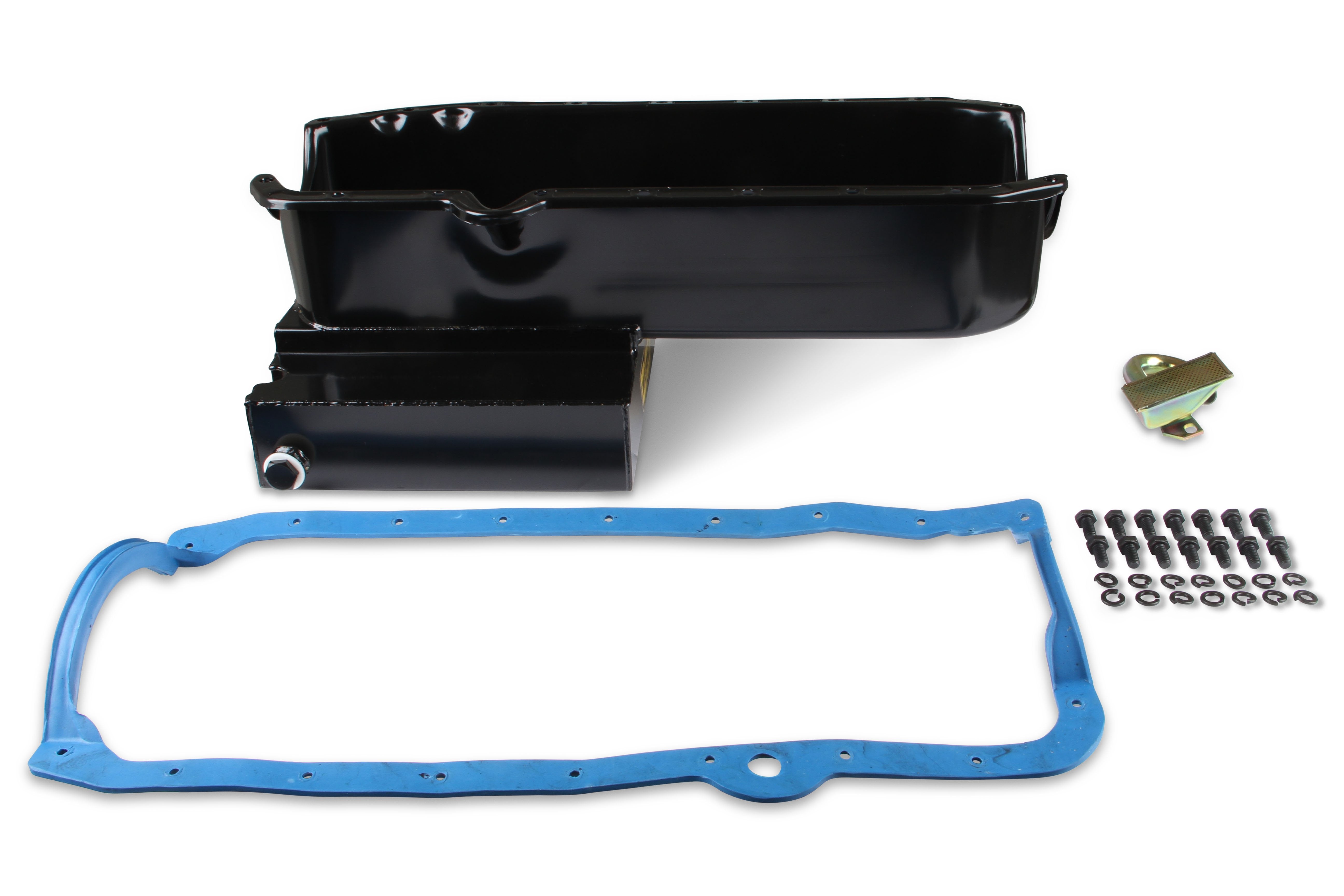 WEIAND OIL PAN KIT 6QT BLACK FINISH 80/85 SBC (