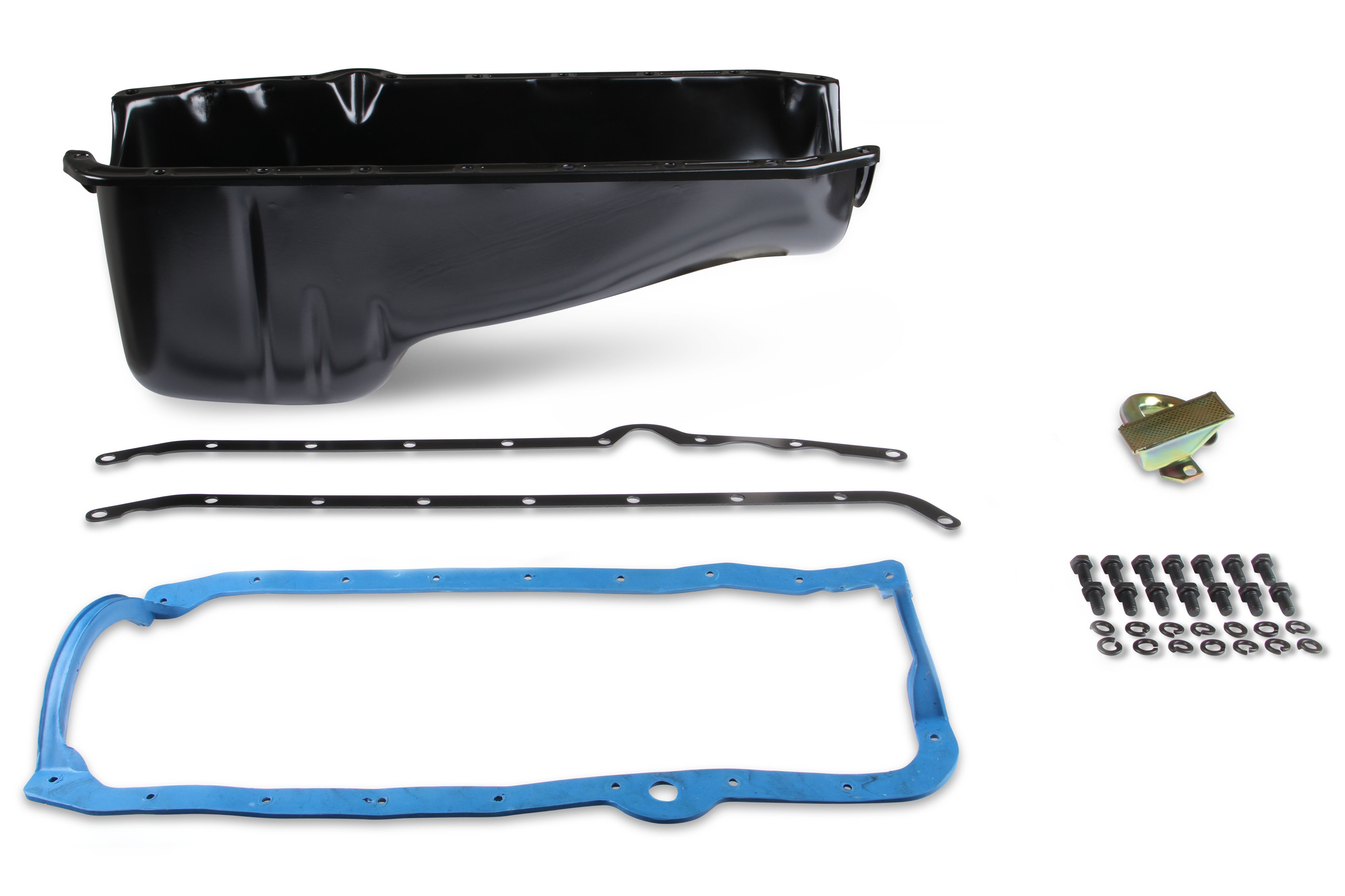 WEIAND OIL PAN KIT 4QT BLACK FINISH 58/79 SBC