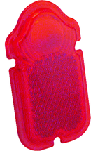 Bikers Choice Tombstone Tail Light Replacement Lens Red Plastic Lens Replaces H-D 68090-47-1