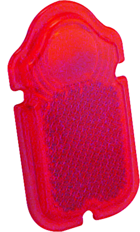 Bikers Choice Tombstone Tail Light Replacement Lens Red Plastic Lens Replaces H-D 68090-47
