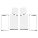 DEI 18-23 Jeep Wrangler JL 2-Door Boom Mat Complete Headliner Kit - 7 Piece - White-1