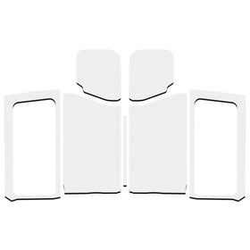 DEI 18-23 Jeep Wrangler JL 2-Door Boom Mat Complete Headliner Kit - 7 Piece - White