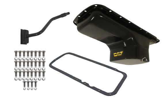WEIAND OIL PAN KIT 7QT BLACK FINISH 63/78 MOPAR