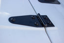 Kentrol 55-95 Jeep CJ/Wrangler YJ Hood Hinge Pair - Powdercoat Black-2