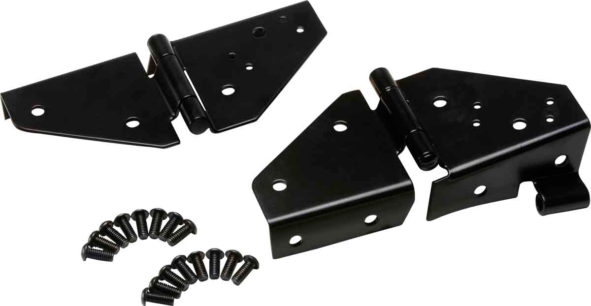 Kentrol 55-86 Jeep CJ Rear Body Guard Jeep Black Powder Coated Stainless