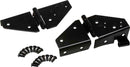 Kentrol 76-95 Jeep CJ/Wrangler YJ Windshield Hinge Pair - Powdercoat Black-1