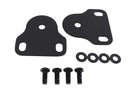 Kentrol 76-95 Jeep CJ/Wrangler YJ Interior Windshield Brackets Pair - Powdercoat Black-1