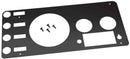 Kentrol 76-86 Jeep CJ Gauge Cover - Powdercoat Black-1