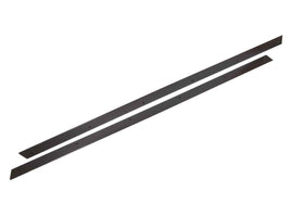 Kentrol 76-86 Jeep CJ7 Rocker Guards Black Powdercoat Stainless