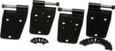 Kentrol 76-93 Jeep CJ/Wrangler YJ Hardtop Door Hinge Set 4 Pieces - Powdercoat Black-1