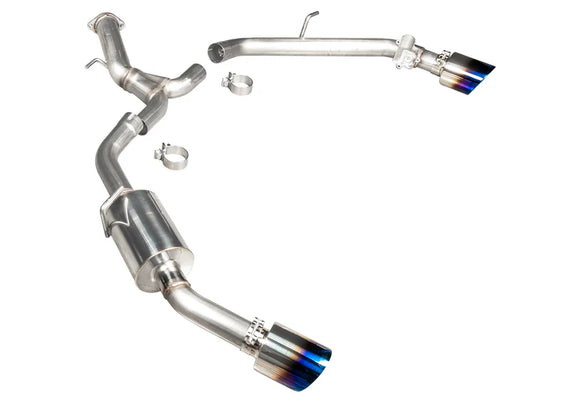 STILLEN 2022 HYUNDAI ELANTRA N AXLE BACK EXHAUST SYSTEM- BURNT STAINLESS STEEL T