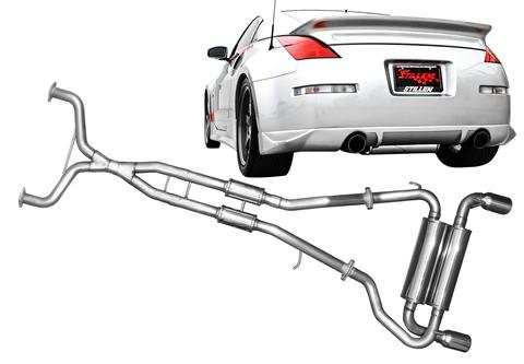 STILLEN CAT-BACK EXHAUST 03-09 350Z - DUAL WALL TIPS - STAINLESS