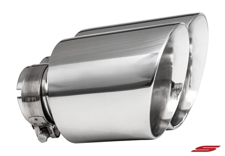 STILLEN CAT BACK EXHAUST GEN 2 16-17 INFINITI Q50 V6TT W/ POLISHED S/S TIPS - 0