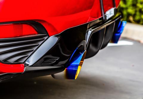 STILLEN CAT BACK EXHAUST 17-18 INFINITI Q60 V6TT W/ BURNT TIPS