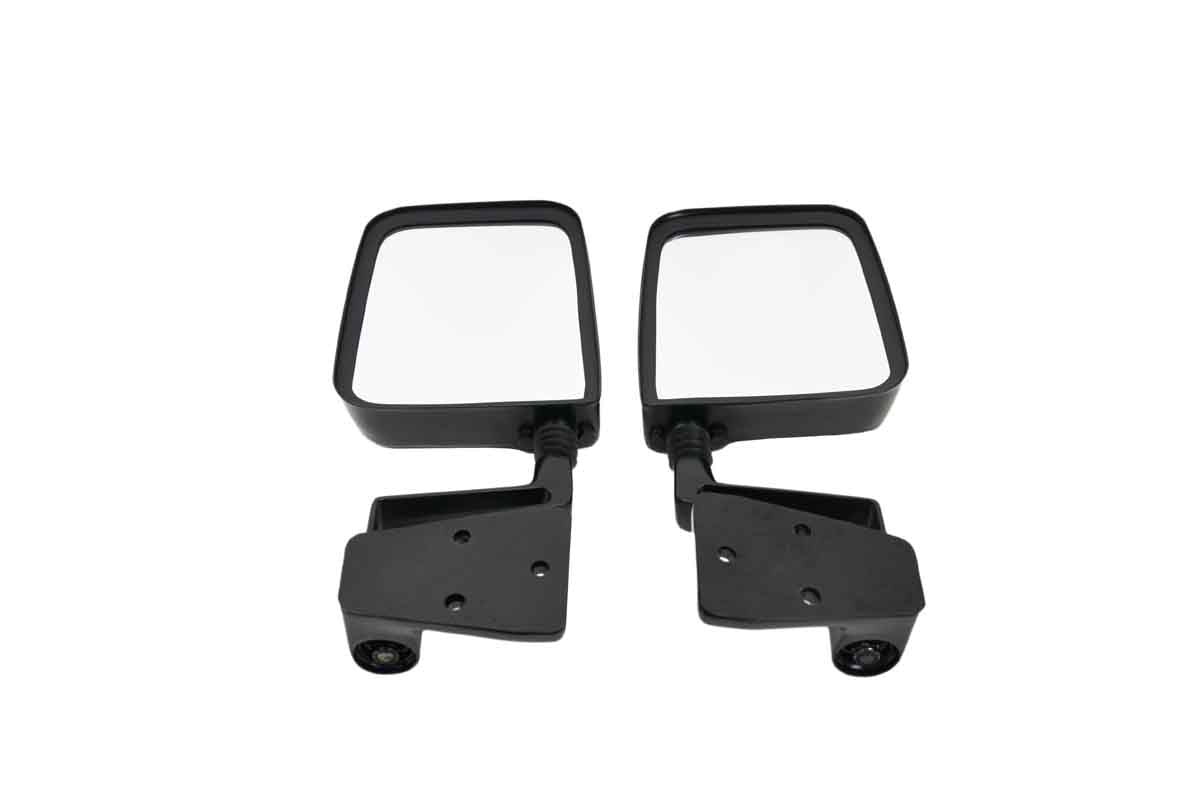 Kentrol 88-06 Jeep Wrangler YJ/TJ Mirror Kit Pair - Powdercoat Black