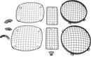 Kentrol 97-06 Jeep Wrangler TJ Wire Mesh Guard Set 6 Pieces - Powdercoat Black-1