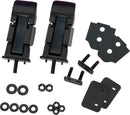Kentrol 97-06 Jeep Wrangler TJ Hood Catch Pair - Powdercoat Black-1