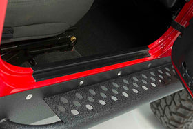 Kentrol 97-06 Jeep Wrangler TJ Entry Guards Pair - Powdercoat Black - 0