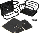 Kentrol 76-06 JEEP CJ/Wrangler YJ/TJ Taillight Guard Pair - Powdercoat Black-1