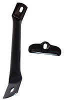 Kentrol 76-86 Jeep CJ Battery Tray with support arm - Powdercoat Black-2