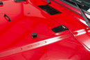 Kentrol 98-06 Jeep Wrangler TJ Hood Kit - Powdercoat Black-2