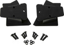 Kentrol 03-06 Jeep Wrangler TJ Mirror Relocation Bracket Pair - Powdercoat Black-1