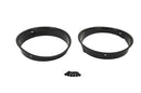 Kentrol 97-06 Jeep Wrangler TJ Headlight Bezels Pair - Powdercoat Black-1