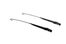 Kentrol 97-06 Jeep Wrangler TJ Windshield Wiper Arms Pair - Powdercoat Black-1