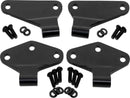 Kentrol 07-18 Jeep Wrangler JK Body Door Hinge Set 4 Pieces 2 Door - Powdercoat Black-1