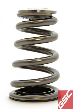 GSC P-D Mitsubishi 4B11T High Pressure Single Conical Valve Spring and Ti Retainer Kit - 0