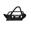 Road Armor 07-18 Jeep Wrangler JK Stealth Front Winch Bumper w/Stinger Guard Mid Width - Tex Blk-1