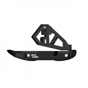 Road Armor 07-18 Jeep Wrangler JK Stealth Rear Bumper Mid Width w/Tire Carrier Assembly - Tex Blk