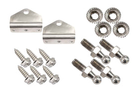 Kentrol Jeep Hoold Lift Support Black Painted Steel - 0