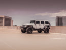 Road Armor 07-18 Jeep Wrangler JK Stealth Front Fender Flare Body Armor w/LED DRL - Tex Blk-2