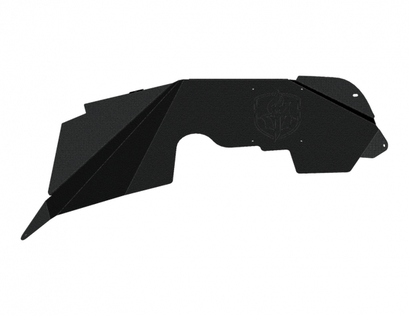 Road Armor 07-16 Jeep Wrangler JK Stealth Front Fender Liner Body Armor - Raw