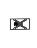 Road Armor 07-18 Jeep Wrangler JK Stealth Rear Tire Carrier License Plate Mount - Tex Blk-1