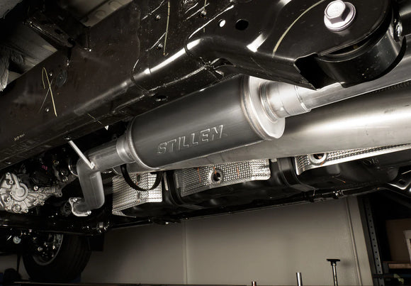 STILLEN 2024+ TOYOTA TACOMA STILLEN CAT BACK REAR EXIT EXHAUST SYSTEM BLACK TIP