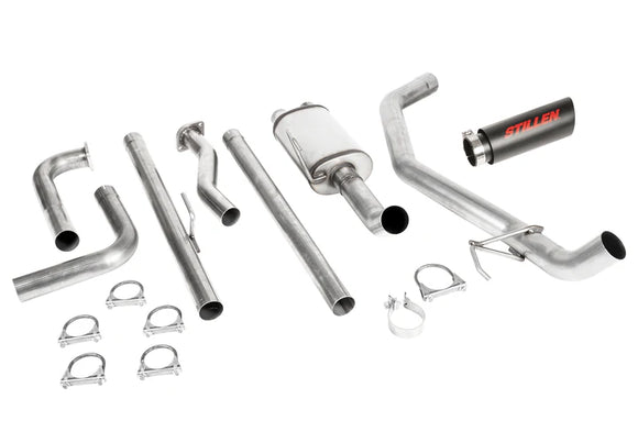 STILLEN CAT-BACK EXHAUST SYSTEM 16+ NISSAN TITAN BLACK TIP